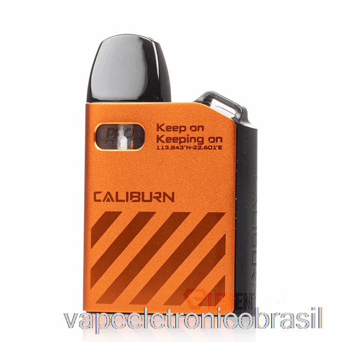 Vape Recarregável Uwell Caliburn Ak2 15w Pod System Neon Laranja